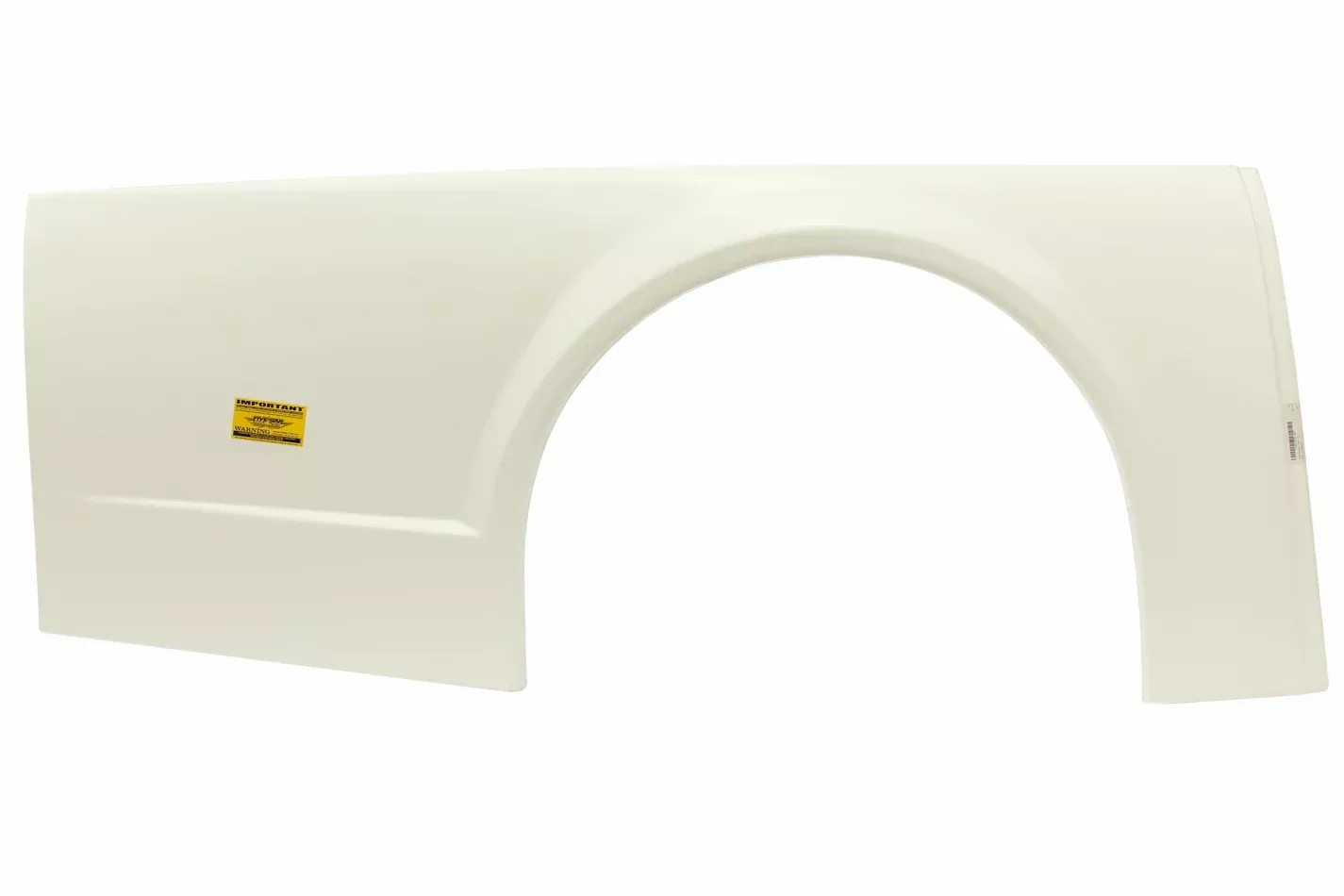 2019 LM Plastic Quarter Panel White Right