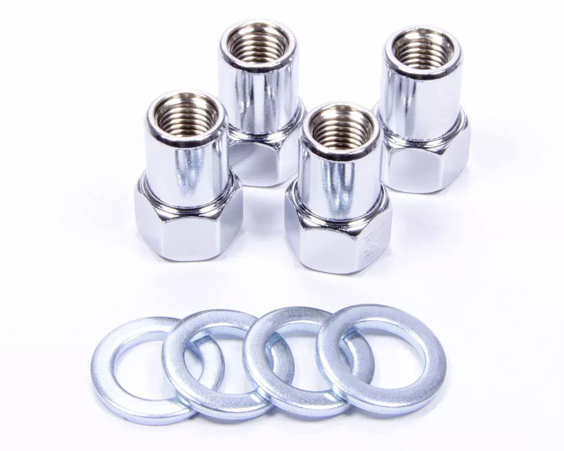 4 Lugnuts Std Mag Open 12mm x 1.50