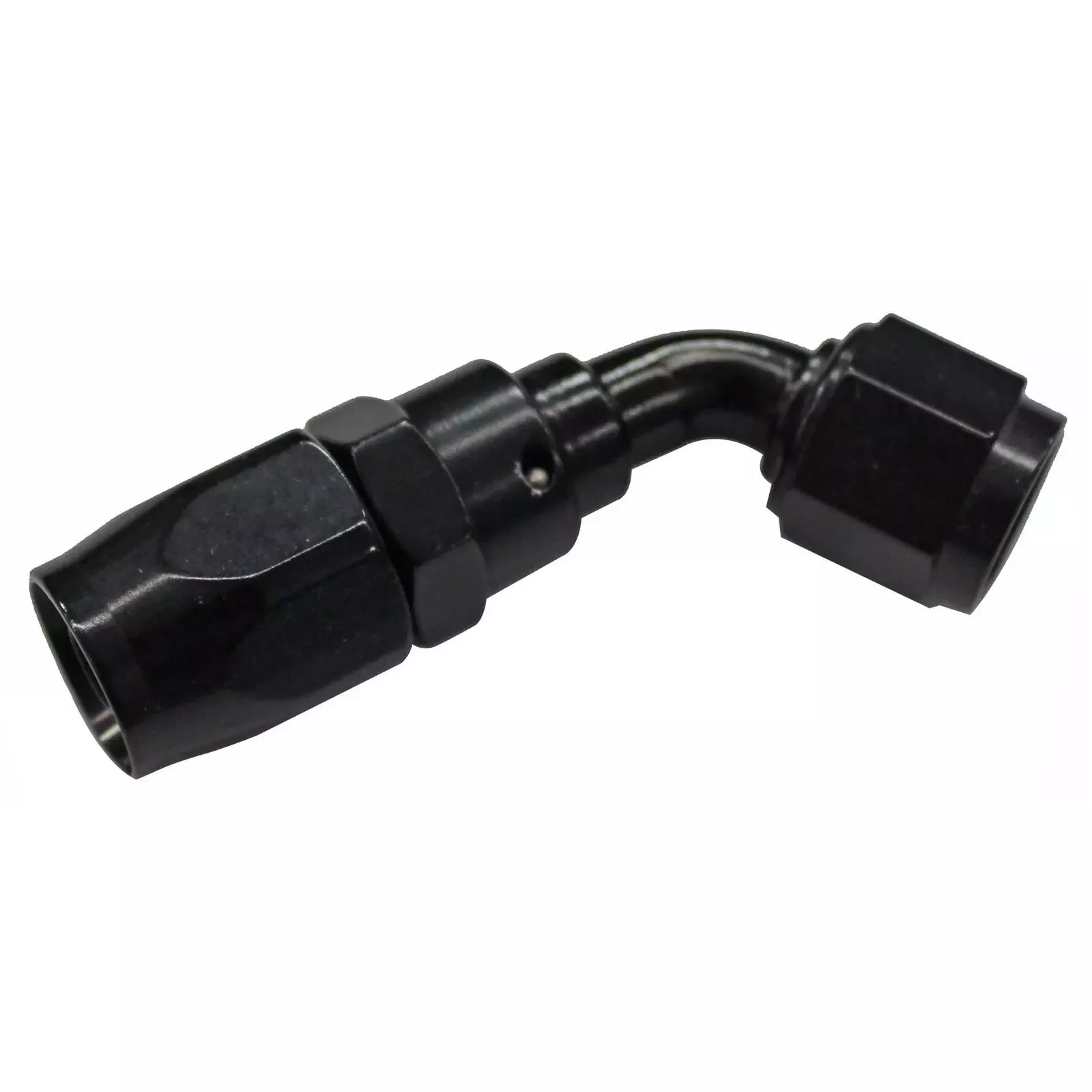 6an 60-Degree Hose End Black