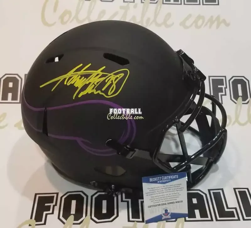 Adrian Peterson Autographed Minnesota Vikings Eclipse Helmet
