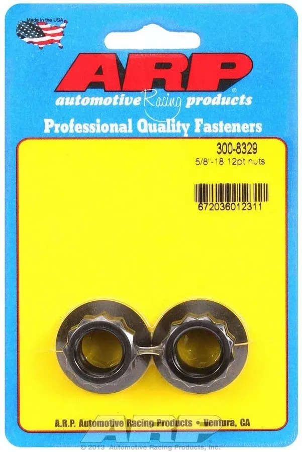 Auto Racing Products - 5/8-18 12pt. Nuts (2)