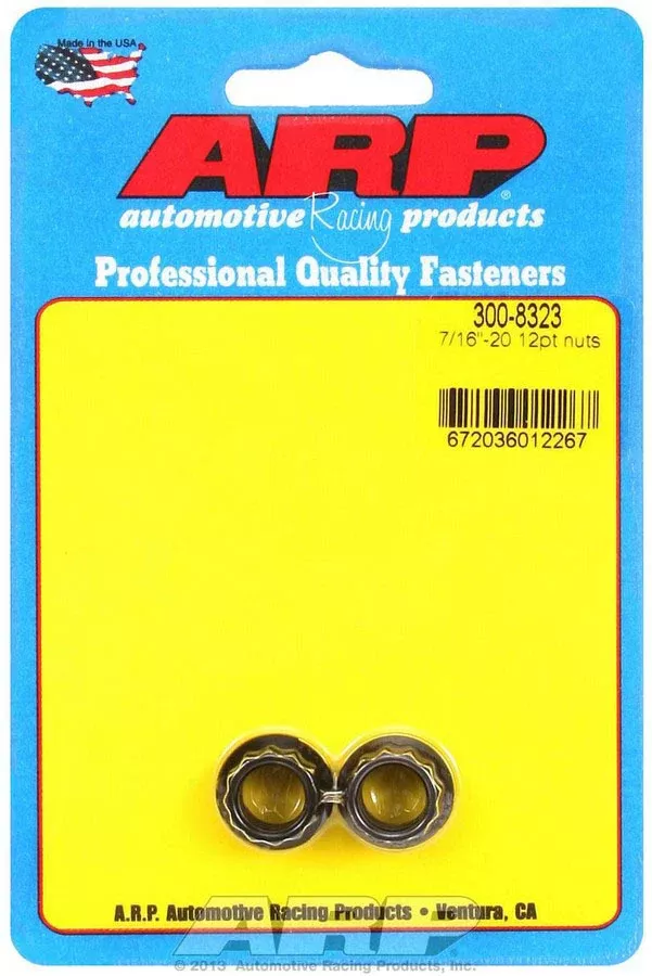 Auto Racing Products - 7/16-20 12pt. Nuts (2)
