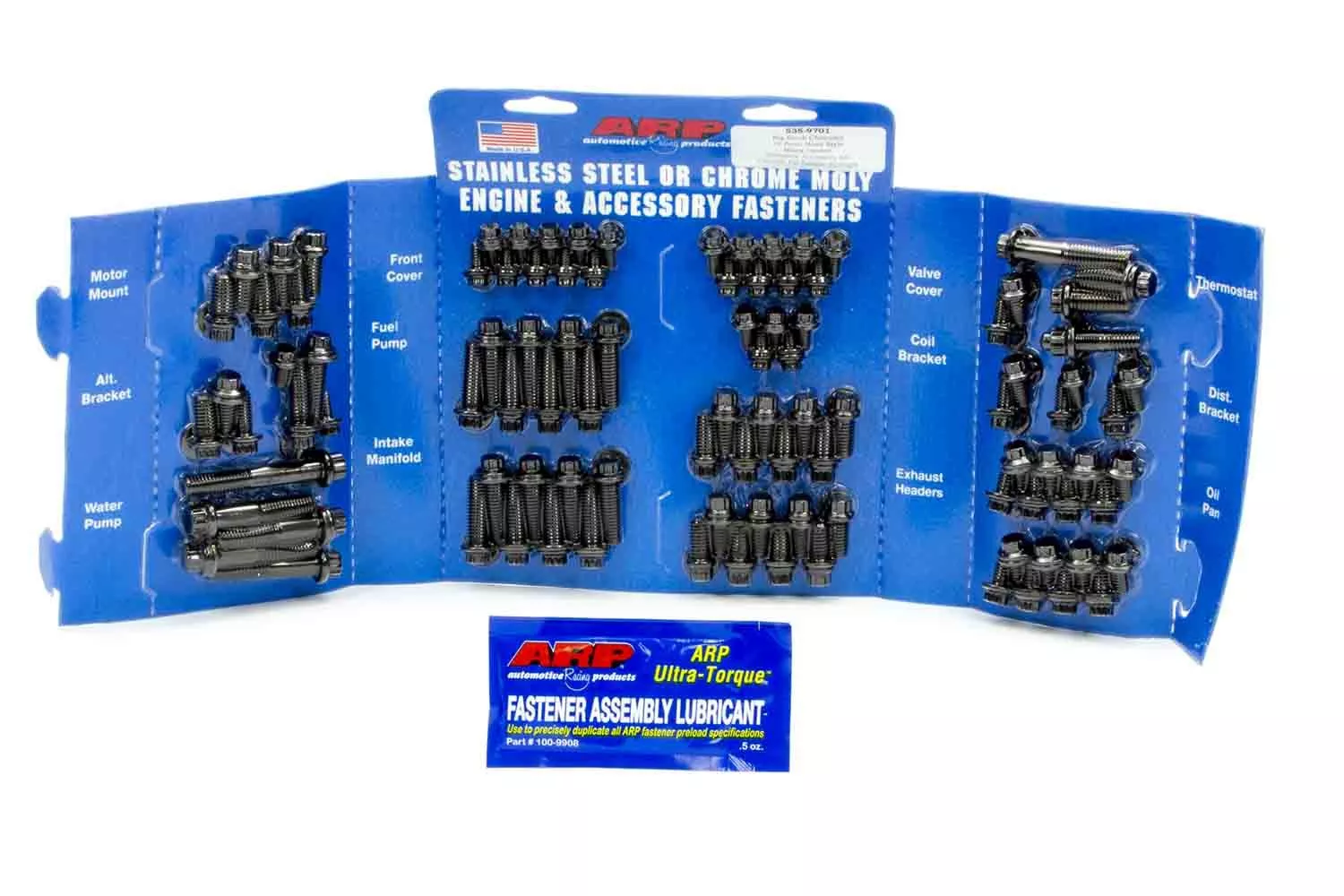 Auto Racing Products - BBC Complete Engine Fastener Kit 12pt.