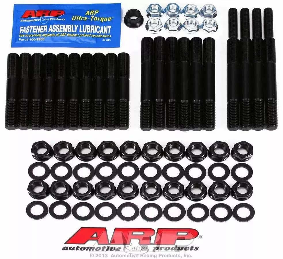 Auto Racing Products - BBC Main Stud Kit 4-Bolt w/Windage Tray