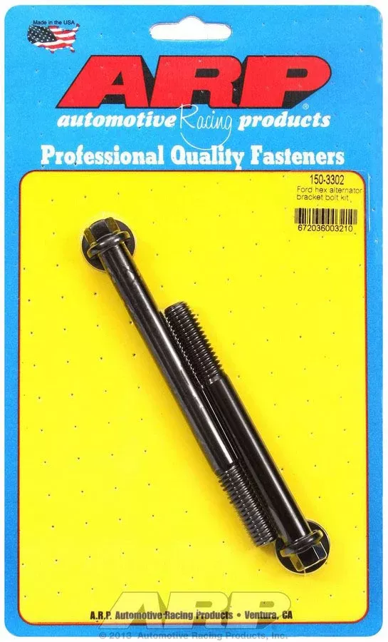 Auto Racing Products - Ford Alternator Bracket Bolt Kit - 6pt.