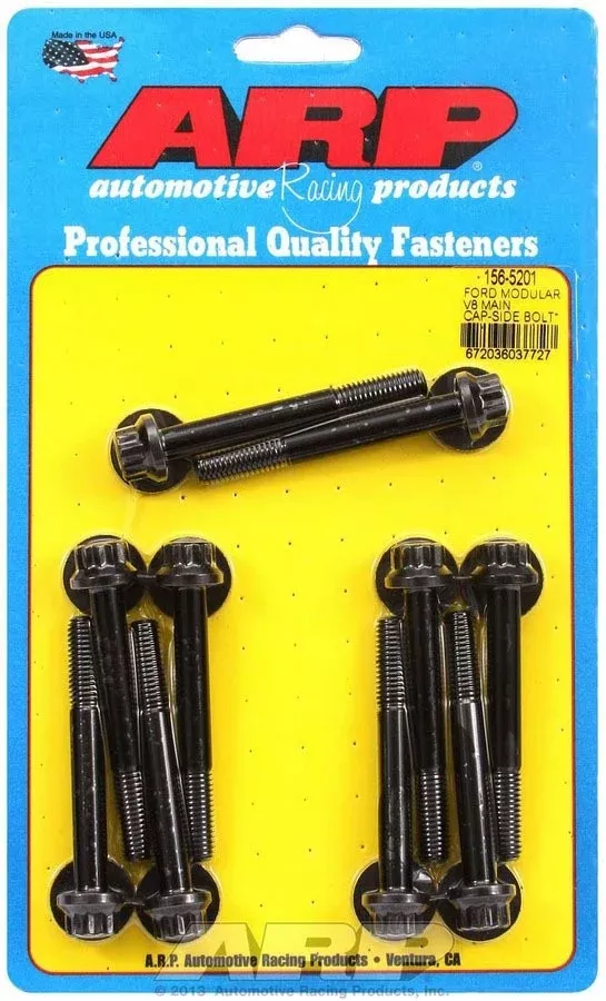 Auto Racing Products - Ford Main Cap Side Bolt Kit - M8 Modular Block