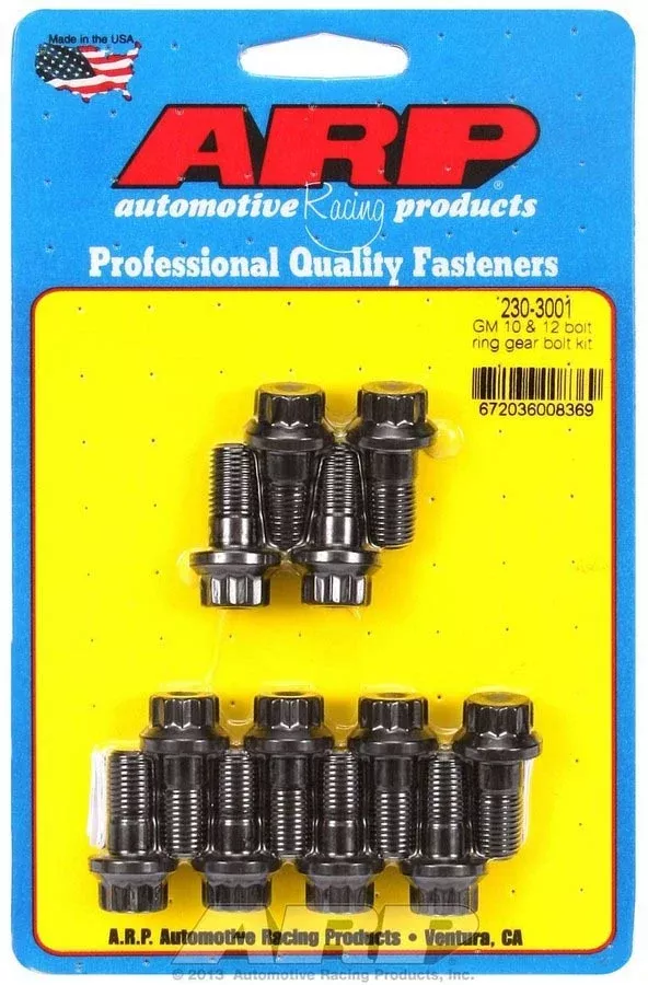 Auto Racing Products - GM Ring Gear Bolt Kit