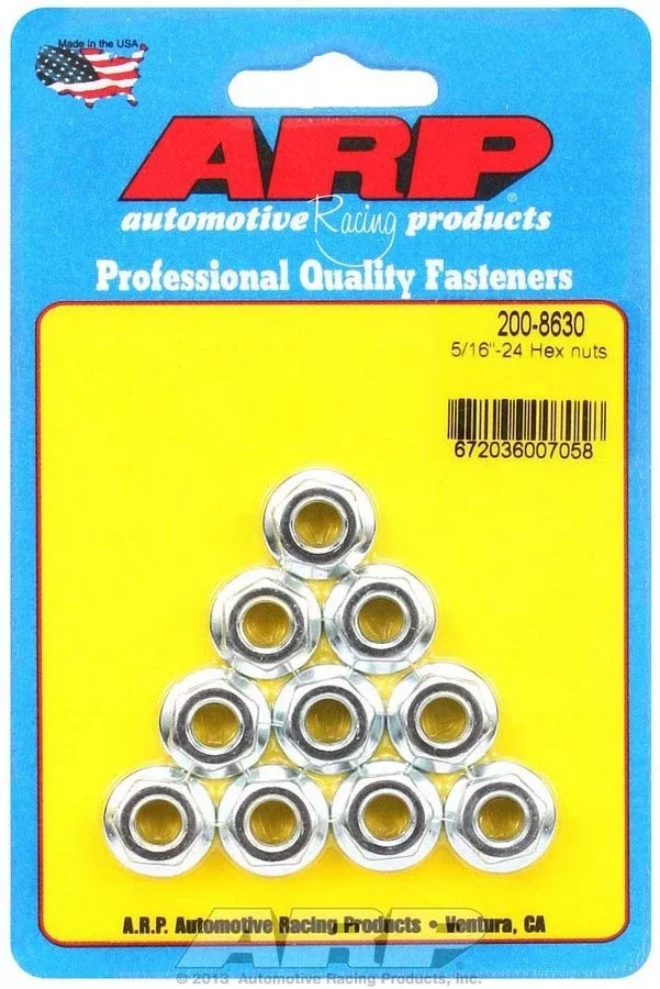 Auto Racing Products - Hex Nuts - 5/16-24 (10)
