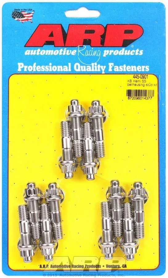 Auto Racing Products - S/S Bellhousing Stud Kit