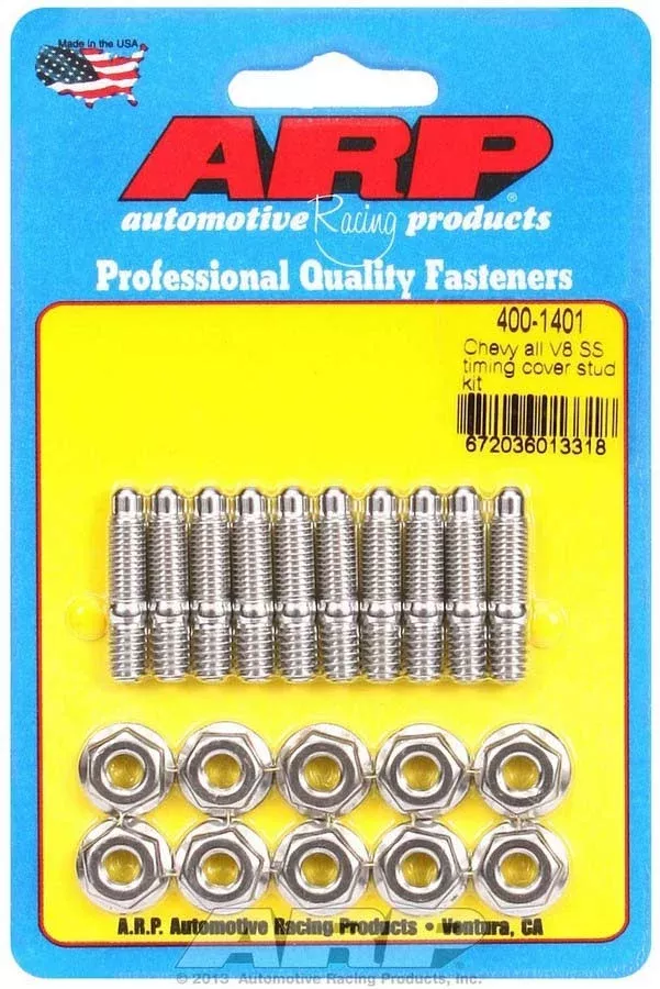 Auto Racing Products - S/S Timing Cover Stud Kit