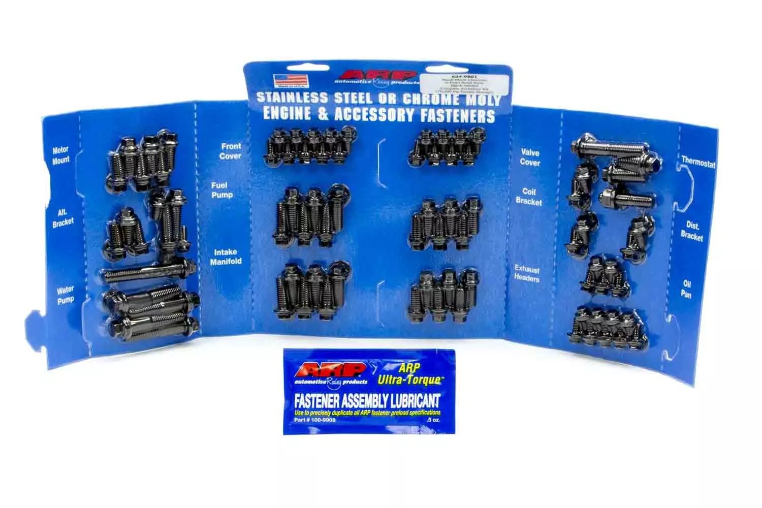 Auto Racing Products - SBC Complete Engine Fastener Kit 6pt.