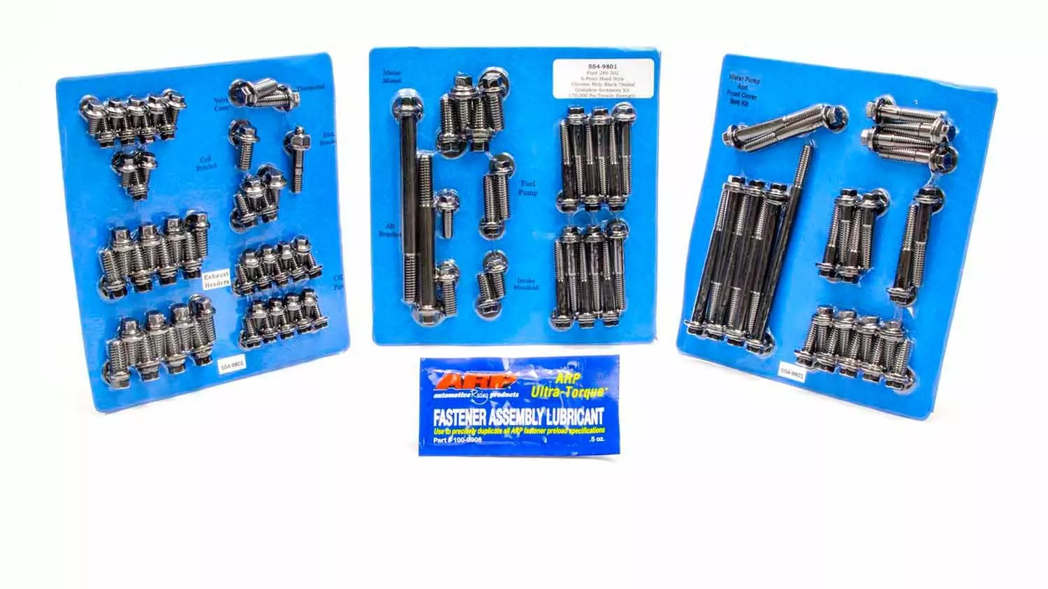 Auto Racing Products - SBF Complete Engine Fastener Kit 6pt.