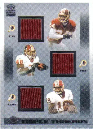 Bailey, Davis, & McCants Game-Used Jersey Card
