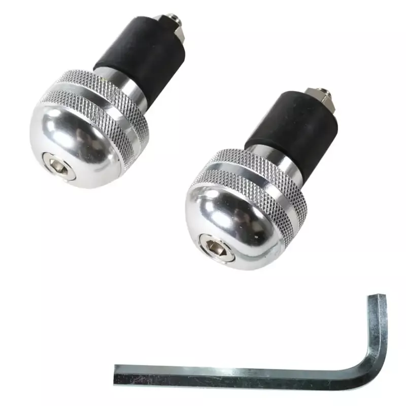 Bar Ends (Silver, 7/8″); Universal