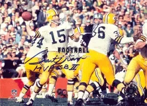 Bart Starr Autographed 8X10 Photograph with COA