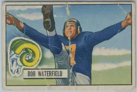 Bob Waterfield 1951 Bowman Card