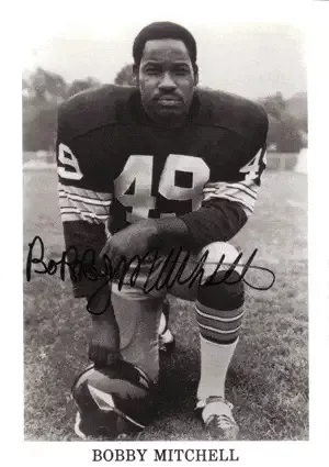 Bobby Mitchell Autographed 7 x 10