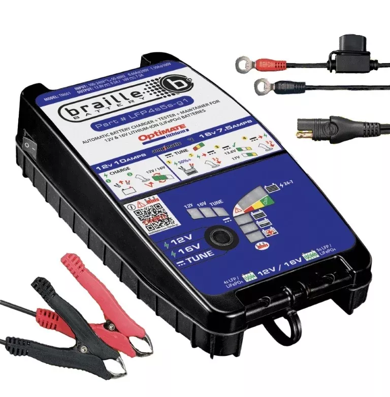 Braille Battery - 16-Volt Lithium Battery Charger