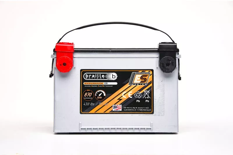 Braille Battery - 78 Endurance AGM Battery 870 CCA