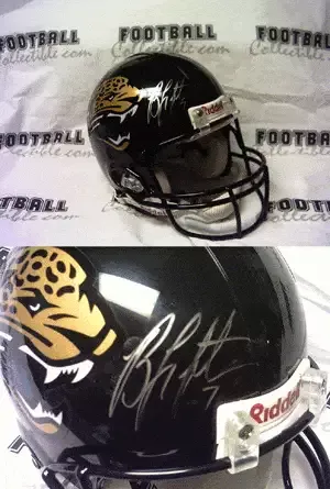 Byron Leftwich Autographed Full Size Proline Helmet