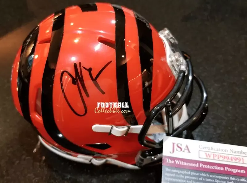 Chad Johnson Autographed Bengals Mini Helmet