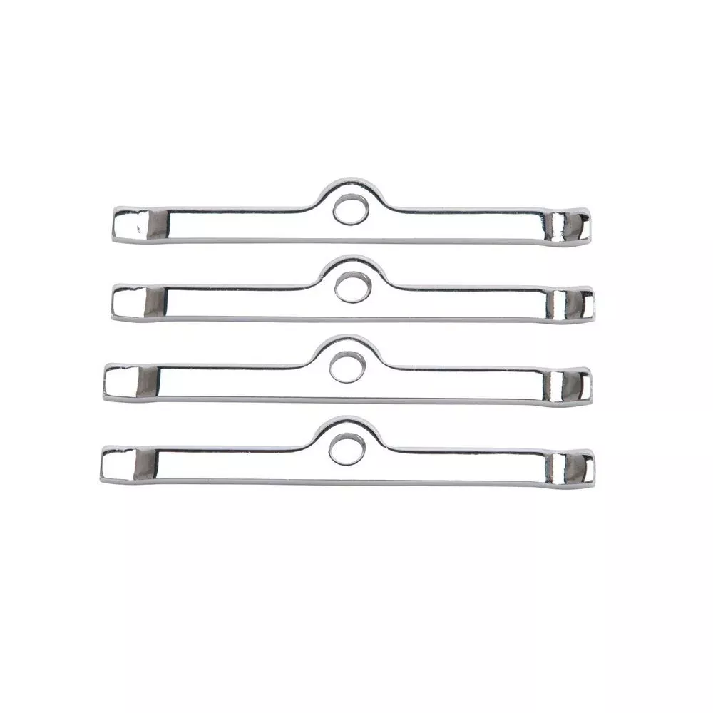 Chrome V/C Hold-Down Tabs - 4pcs.