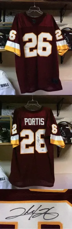 Clinton Portis Autographed Redskins Jersey