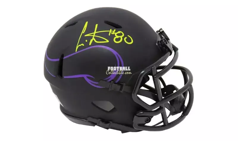 Cris Carter Autographed Eclipse Minnesota Vikings Mini Helmet