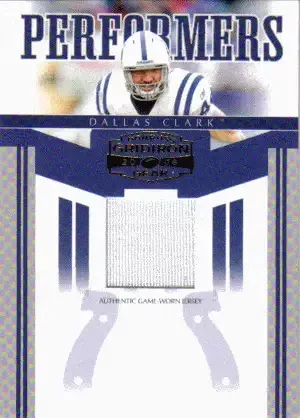 Dallas Clark Jersey Card