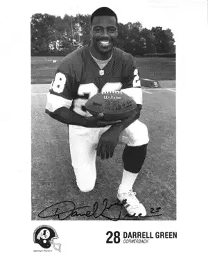 Darrell Green Autographed 8×10 Glossy