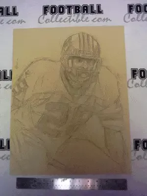 Darrell Green Original Charcoal Portrait