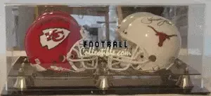 Deluxe Double Mini Helmet Display Case