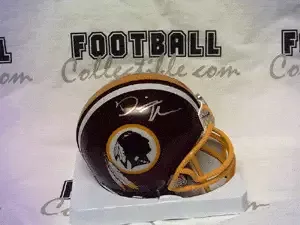 Devin Thomas Autographed Washington Redskins Mini Helmet