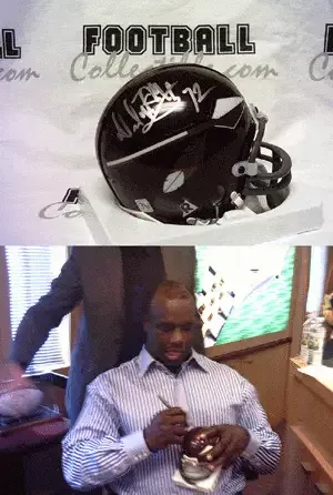 Dexter Manley Autographed Mini Helmet
