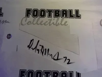 Dexter Manley Autographed White Jersey Number
