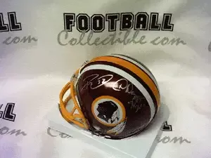 Don Warren & Ricky Ervins Autographed Mini Helmet