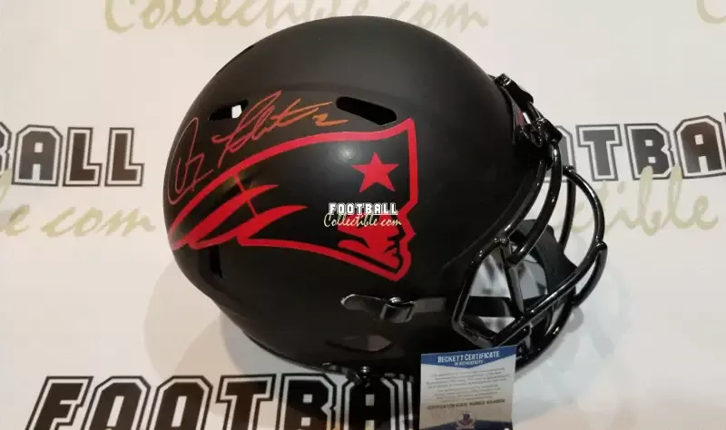 Doug Flutie Autographed New England Patriots Eclipse Helmet