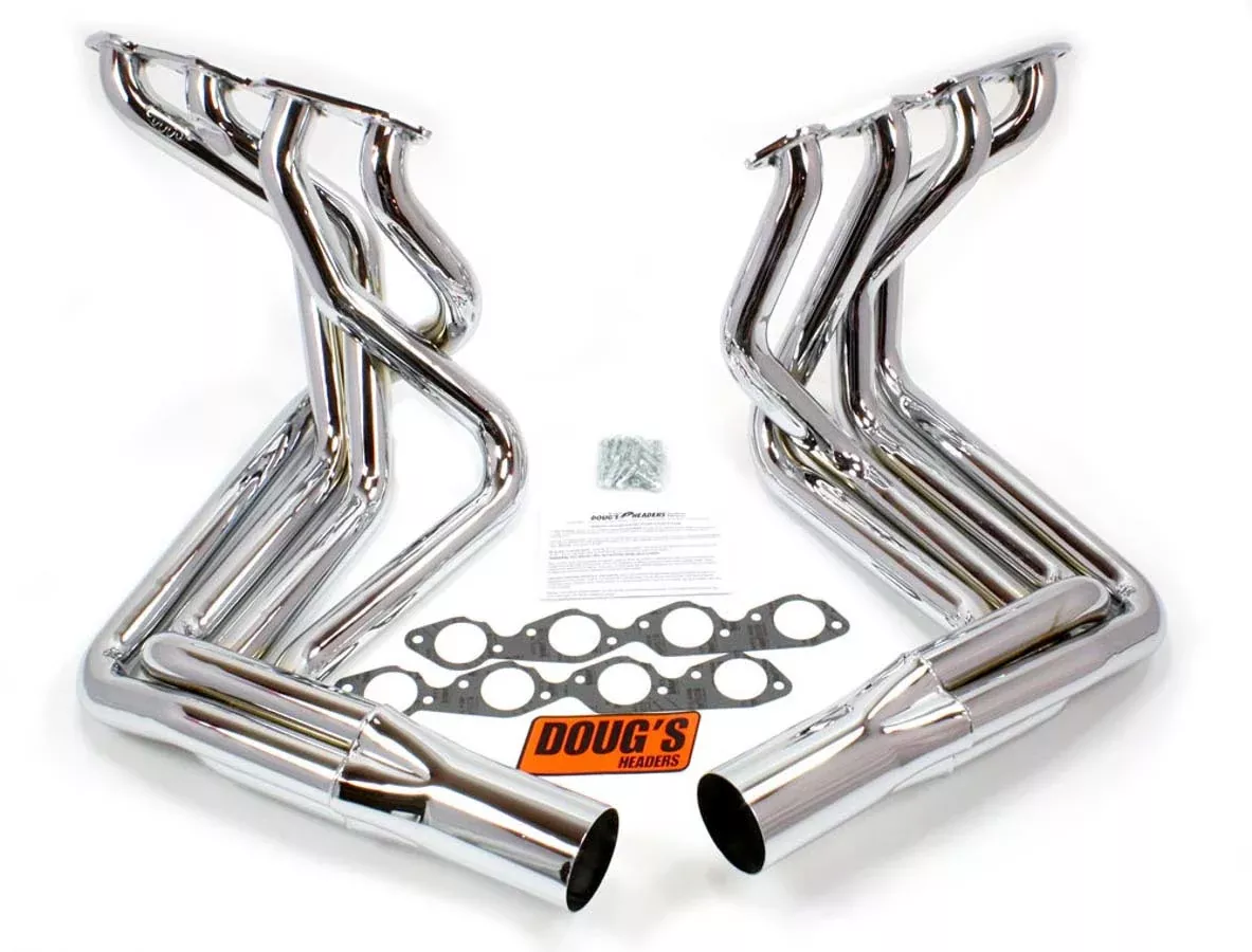 Doug's Headers - BBC Side Mount Headers - Chrome - 63-82 Vette