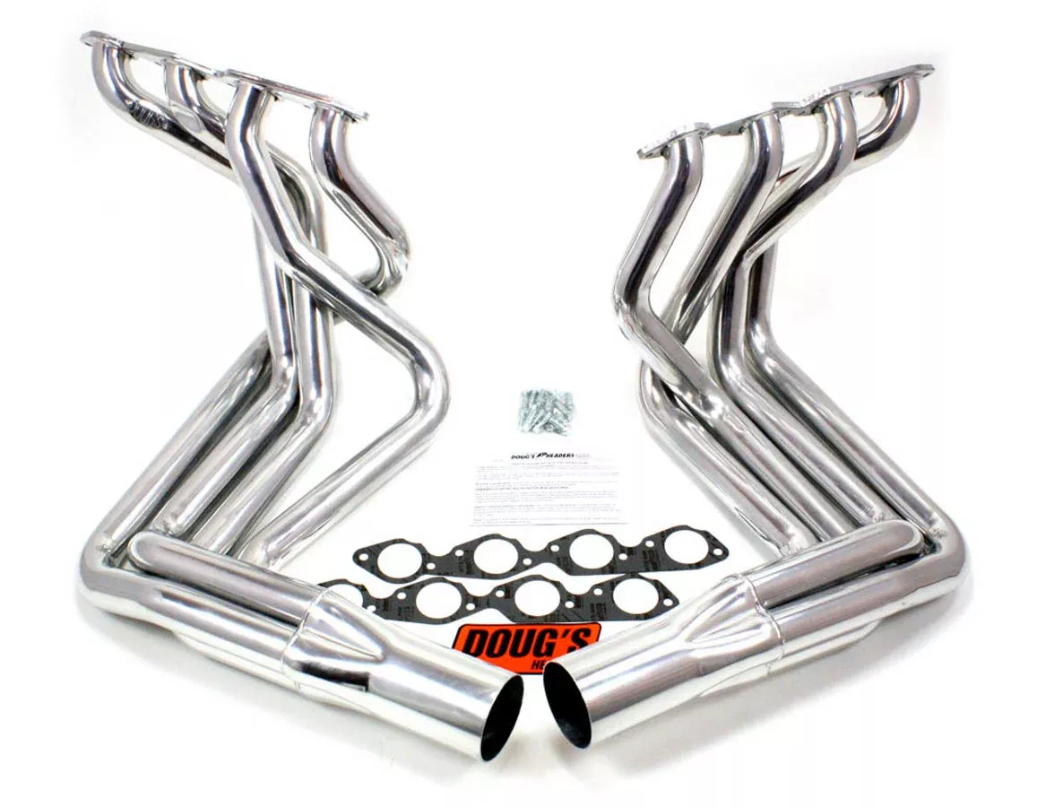 Doug's Headers - BBC Side Mount Headers - Silver - 63-82 Vette