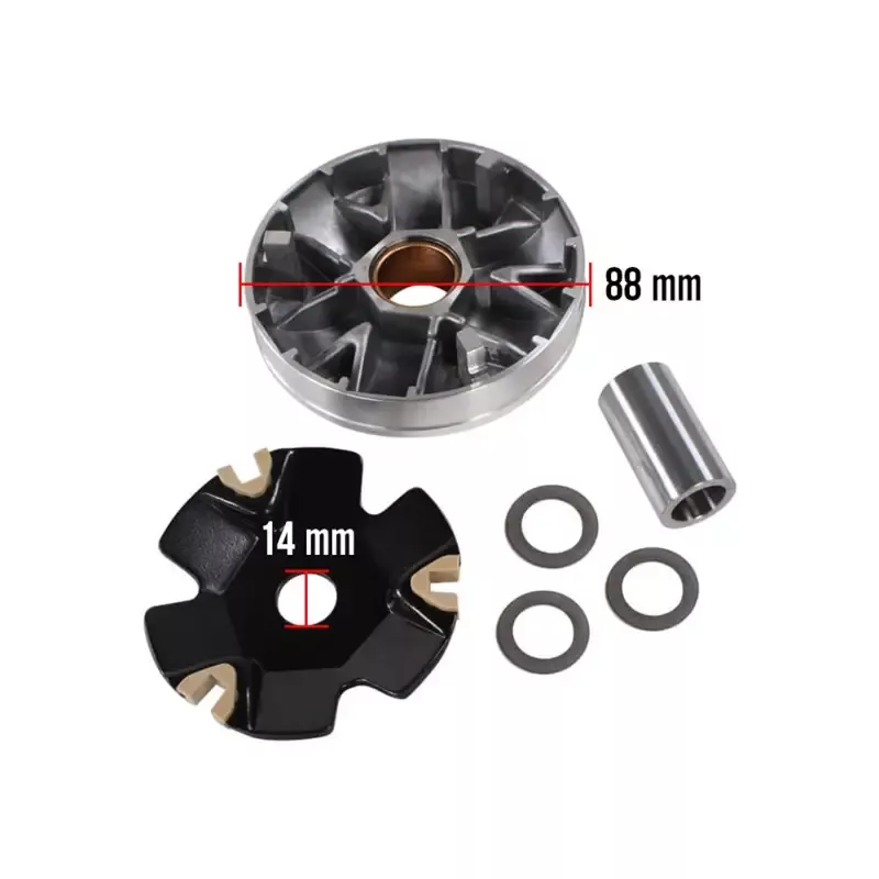 Dr. Pulley Variator; QMB139, Buddy 50, RoughHouse