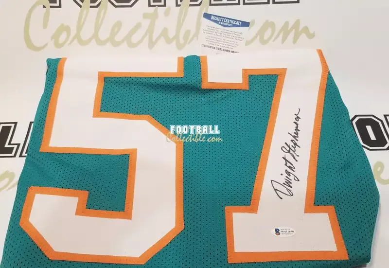Dwight Stephenson Autographed Miami Dolphins Jersey
