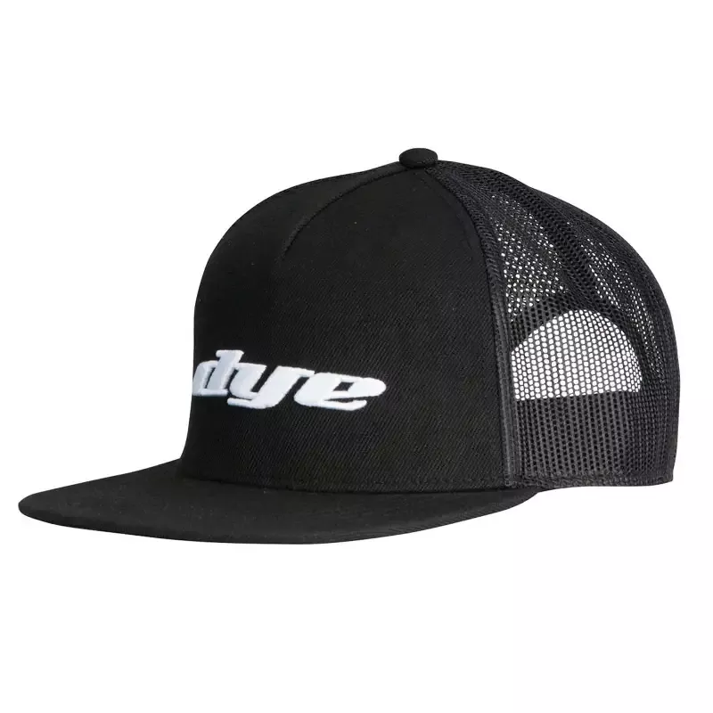Dye Hat – Snap Back Trucker – Logo – Black / White