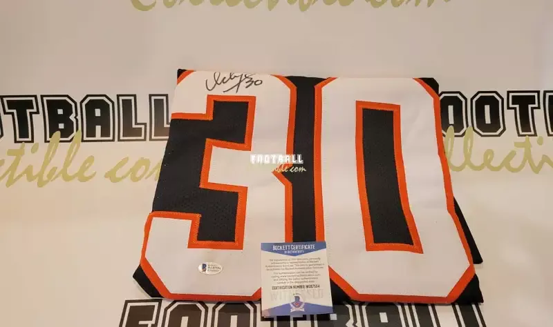 Elbert “Ickey” Woods Autographed Cincinnati Bengals Jersey