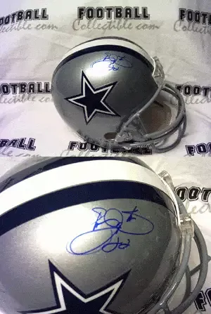 Emmitt Smith Autographed Full Size Helmet