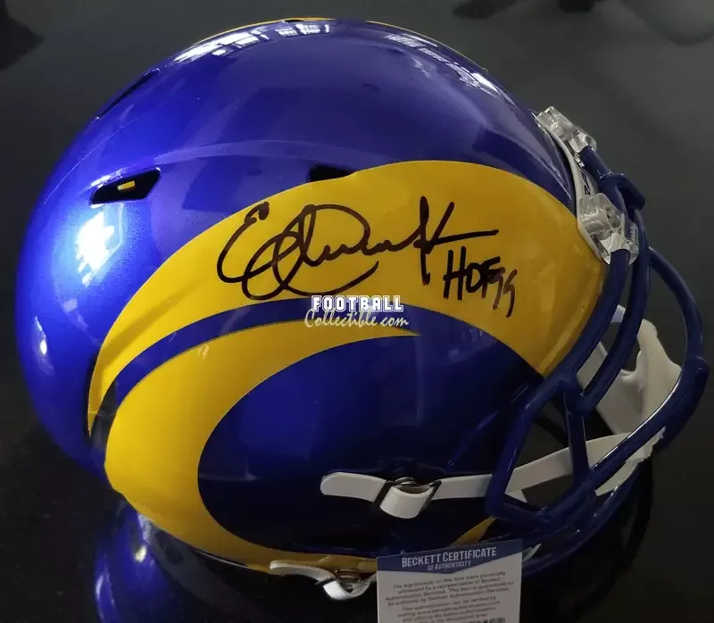 Eric Dickerson Autographed Rams Helmet