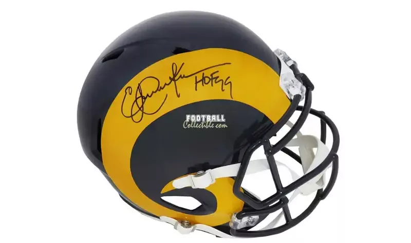 Eric Dickerson Autographed Rams Mini Helmet