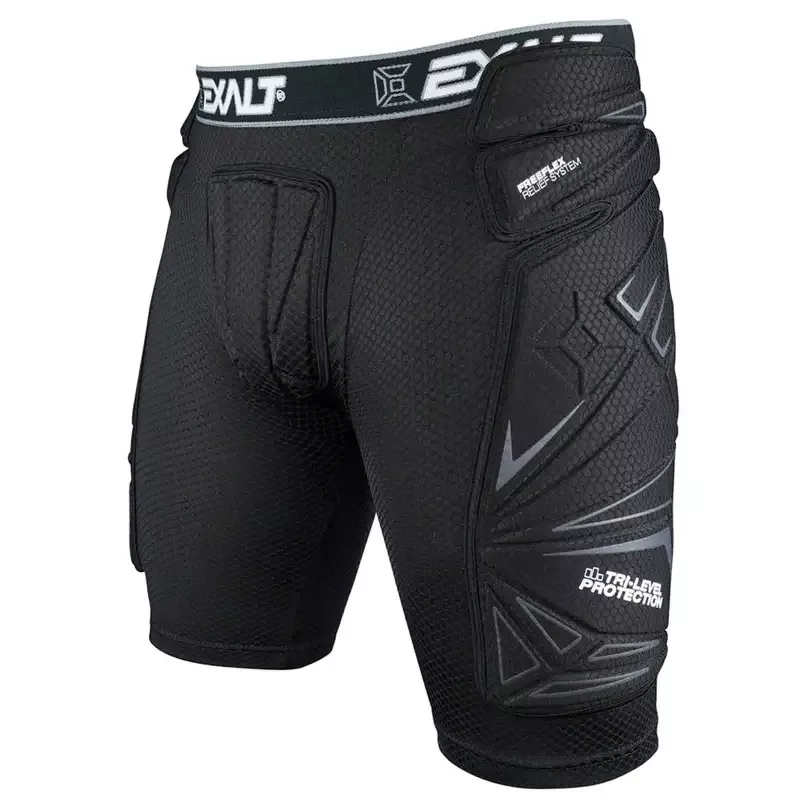 Exalt Paintball FreeFlex Slide Shorts – Black – Large