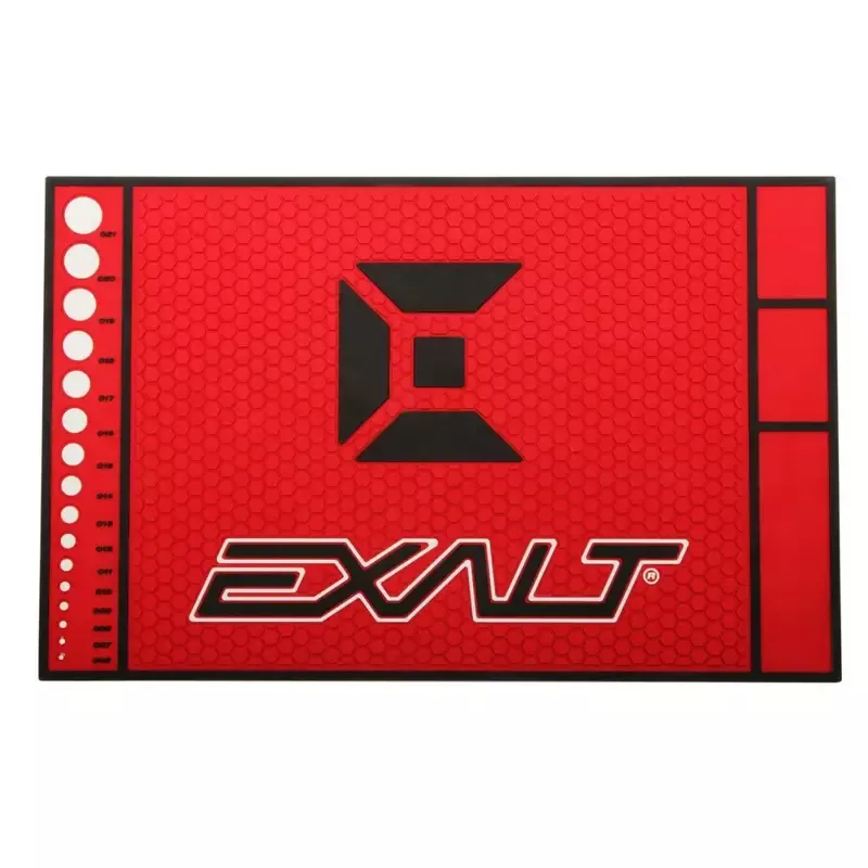 Exalt Paintball HD Rubber Tech Mat – Fire Red