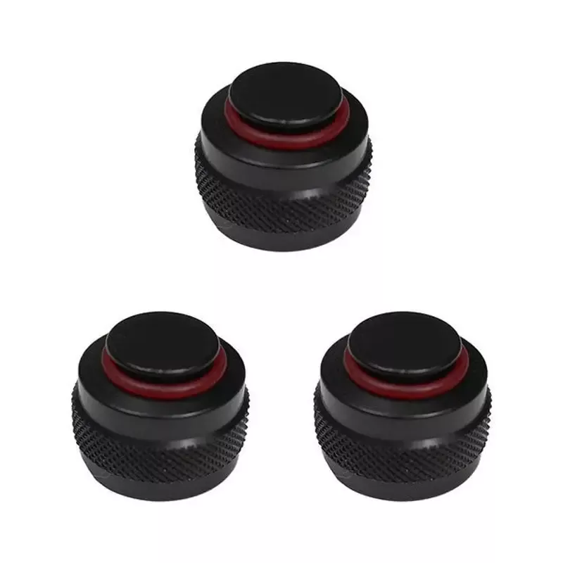 Fearless Paintball Tank Valve Protector / Thread Saver – Black – 3 pack