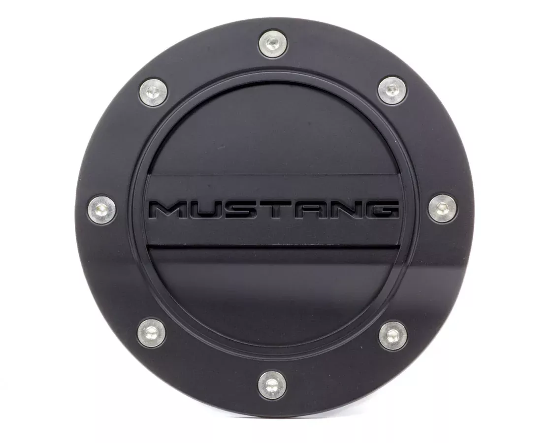Fuel Door Mustang Black 15- Mustang